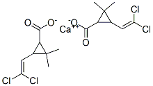 calcium bis[3-(2,2-dichlorovinyl)-2,2-dimethylcyclopropanecarboxylate] 结构式