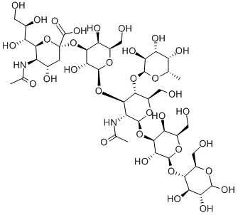 MONOSIALYL, MONOFUCOSYLLACTO-N-TETRAOSE 结构式