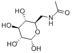 6-Acetamido-6-deoxy-ALPHA-D-glucopyranose 结构式