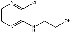 2-[(3-氯-2-吡嗪基）氨基-1-乙醇 结构式