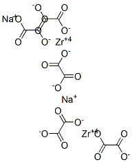 oxalic acid, sodium zirconium salt 结构式