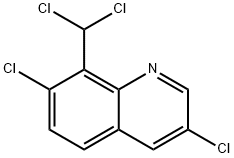 3,7-二氯-8-二氯甲基喹啉 结构式