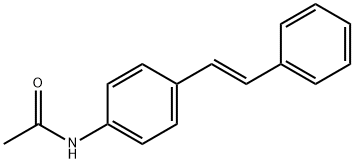 TRANS-4-ACETYL-AMINOSTILBENE 结构式