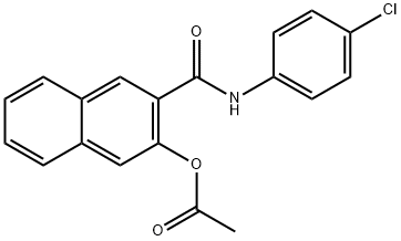 色酚AS-E醋酸盐 结构式