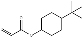4-叔丁基环己基丙烯酸酯 结构式