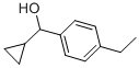 alpha-cyclopropyl-4-ethylbenzyl alcohol 结构式