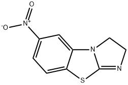 2,3-dihydro-6-nitroimidazo[2,1-b]benzothiazole  结构式