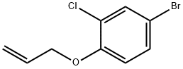 ALLYL 4-BROMO-2-CHLOROPHENYL ETHER 结构式