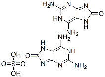 bis(2-amino-1,7-dihydro-8H-adenin-8-one) sulphate 结构式