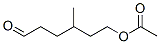 6-oxo-3-methylhexyl acetate 结构式