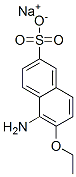 5-氨基-6-乙氧基萘-2-磺酸钠 结构式