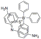3,7-diaminophenothiazin-5-ium tetraphenylborate 结构式