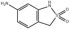 6-氨基-1,3-二氢苯并[C]异噻唑2,2-二氧化物 结构式