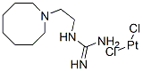 dichloro(guanethidine)platinum(II) 结构式