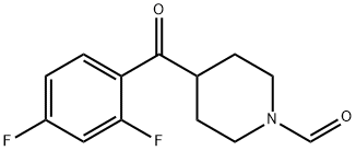 4-(2,4-DIFLUORO-BENZOYL)-PIPERIDINE-1-CARBALDEHYDE 结构式