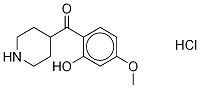 2-(5-Methoxy)phenol 4-Piperidinyl Ketone Hydrochloride 结构式