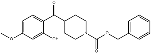 2-(5-Methoxy)phenol 4-(N-Benzyloxycarbonyl)piperidinyl Ketone 结构式