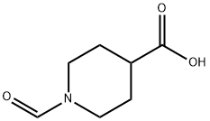 1-醛基哌啶-4-甲酸 结构式