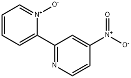 4'-硝基-2,2'-联吡啶-1-氧化物 结构式