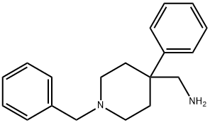 (1-苄基-4-苯基哌啶-4-基)甲胺 结构式