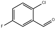 2-氯-5-氟苯甲醛 结构式