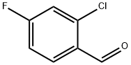 2-氯-4-氟苯甲醛 结构式