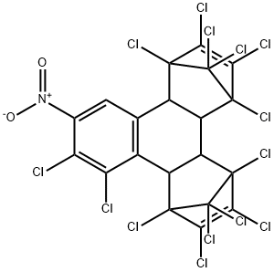 1,2-DICHLORO-3-NITRONAPHTHALENE-BIS(HEXA -CHLOROCYCLOPENTADIENE) ADDUCT, TECH 结构式