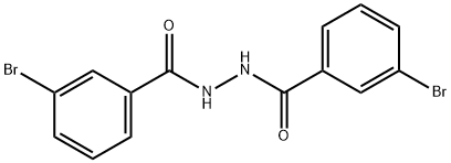 3-溴-苯甲酸2-(3-溴苯甲酰基)酰肼 结构式