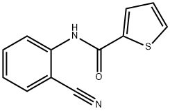 N-(2-Cyanophenyl)thiophene-2-carboxamide 结构式