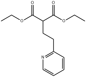 diethyl 2-(2-(pyridin-2-yl)ethyl)malonate 结构式