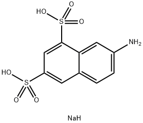 2-萘胺-6,8-二磺酸钾 结构式