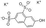 2-萘酚-6,8-二磺酸二钾 结构式