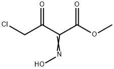 methyl 4-chloro-2-(hydroxyimino)-3-oxobutyrate  结构式