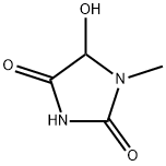 5-羟基-1-甲基咪唑啉-2,4-二酮 结构式