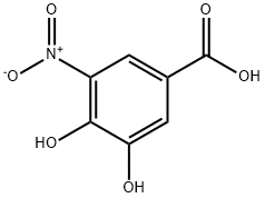 3,4-二羟基-5-硝基苯甲酸 结构式