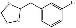 2-(3-溴苄基)-1,3-二氧戊环 结构式