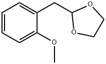 2-(2-甲氧基苄基)-1,3-二氧戊环 结构式