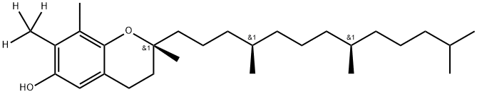 γ-Tocopherol-d3 结构式