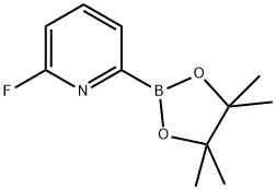 6-氟-2-吡啶硼酸频哪醇酯 结构式