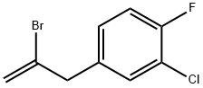 4-(2-溴烯丙基)-2-氯-1-氟苯 结构式