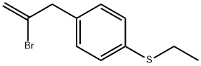 (4-(2-溴烯丙基)苯基)(乙基)硫烷 结构式