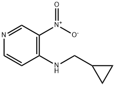 N-(环丙基甲基)-3-硝基吡啶-4-胺 结构式