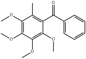 METHANONE, PHENYL(2,3,4,5-TETRAMETHOXY-6-METHYLPHENYL)- 结构式