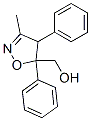 5-Isoxazolemethanol,  4,5-dihydro-3-methyl-4,5-diphenyl- 结构式