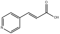3-(4-吡啶基)丙烯酸 结构式