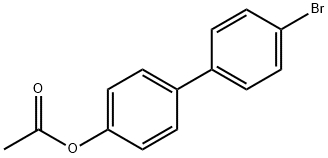 4-乙酰氧基-4’-溴代联苯 结构式