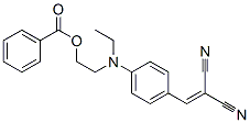 2-[[4-(2,2-dicyanovinyl)phenyl]ethylamino]ethyl benzoate 结构式