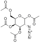 2-AZIDO-2-DEOXY-1,3,4,6-TETRA-O-ACETYL-D-GALACTOPYRANOSE 结构式