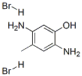 2,5-diamino-4-methylphenol dihydrobromide 结构式