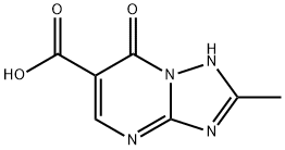 2-甲基-7-羰基-4,7-二氢-[1,2,4]三唑并[1,5-A]-嘧啶-6-羧酸 结构式